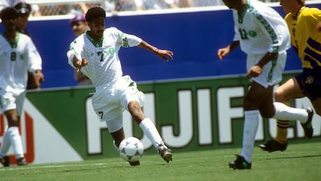 Das Tor von Fahad Al-Ghesheyan 85' | Saudiarabien - Schweden | FIFA Fussball-Weltmeisterschaft USA 1994™