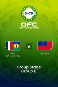 New Caledonia V Samoa | Group B | OFC U-16 Men's Championship| Full ...