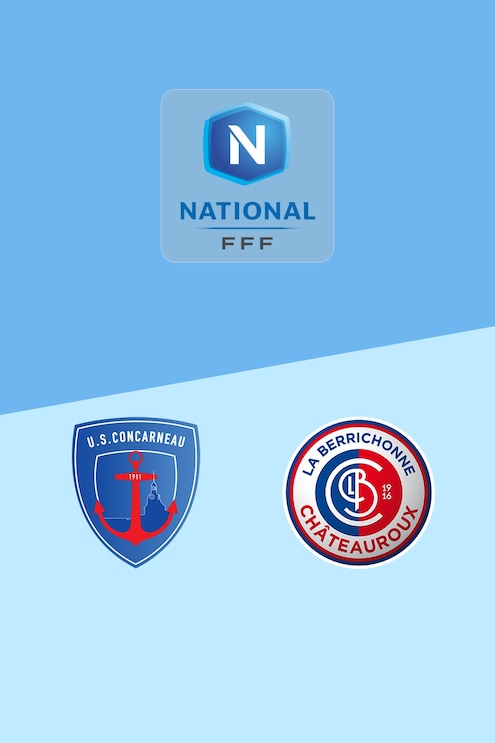 Concarneau - Châteauroux | Championnat National 2025/2026 | Match complet |  | Match complet