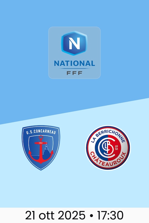 Concarneau - Châteauroux | Campionato Nazionale 2025/2026