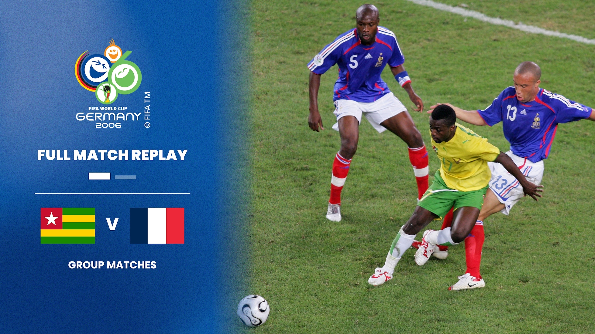 Togo - Francia | Gruppo G | Coppa del Mondo FIFA Germania 2006 | Match completo