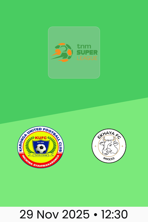 Karonga United v Ekhaya FC | TNM Super League 2025