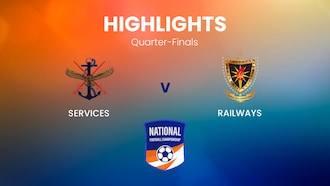 Services v Railway | Quarter-finals | Santosh Trophy | Highlights