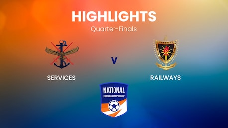 Services v Railway | Quarter-finals | Santosh Trophy | Highlights