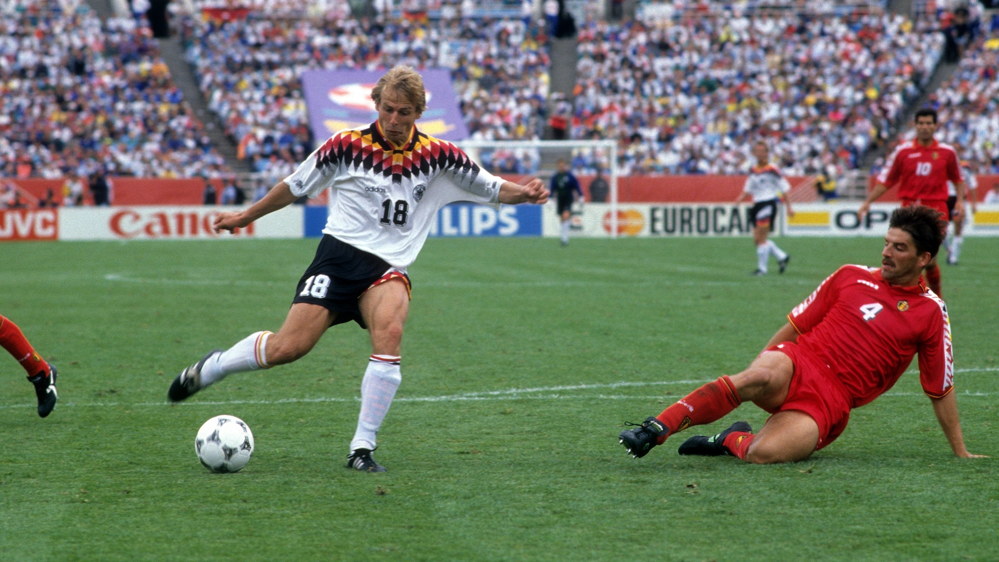 Jürgen Klinsmann Goal 11' | Germany vs Belgium | 1994 FIFA World Cup USA™