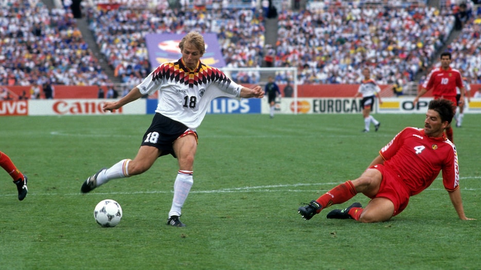 Das Tor von Jürgen Klinsmann 11' | Deutschland - Belgien | FIFA Fussball-Weltmeisterschaft USA 1994™