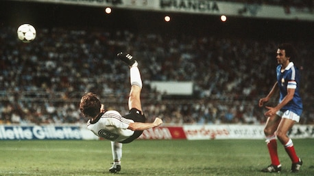 Klaus Fischer Goal 108' | Germany FR vs France | 1982 FIFA World Cup Spain™