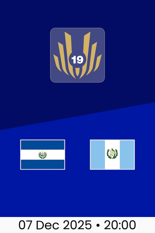 El Salvador v Guatemala | UNCAF FIFA Forward U-19 Tournament 2025