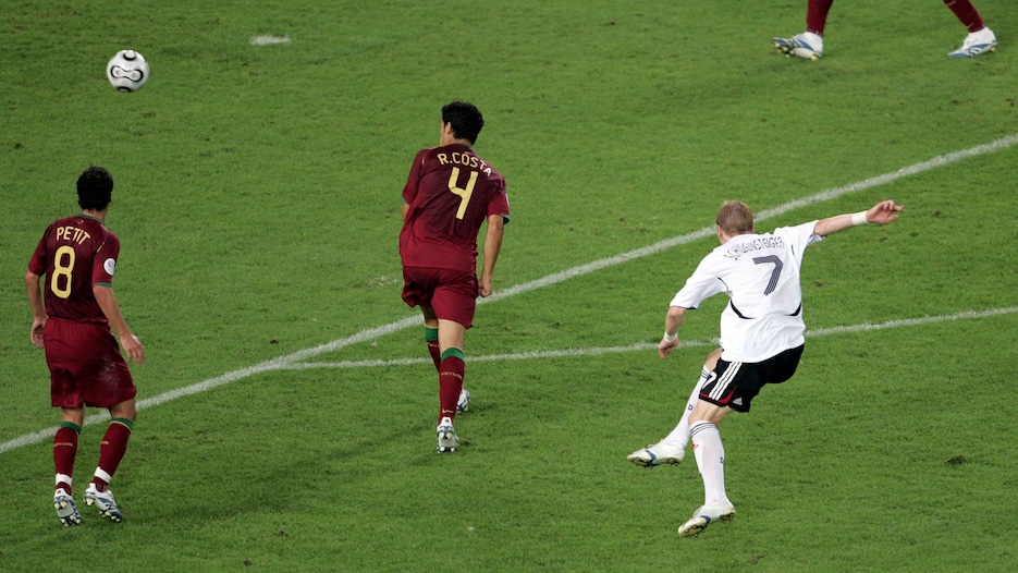 Bastian Schweinsteiger Goal 78' | Germany vs Portugal | 2006 FIFA World Cup Germany™