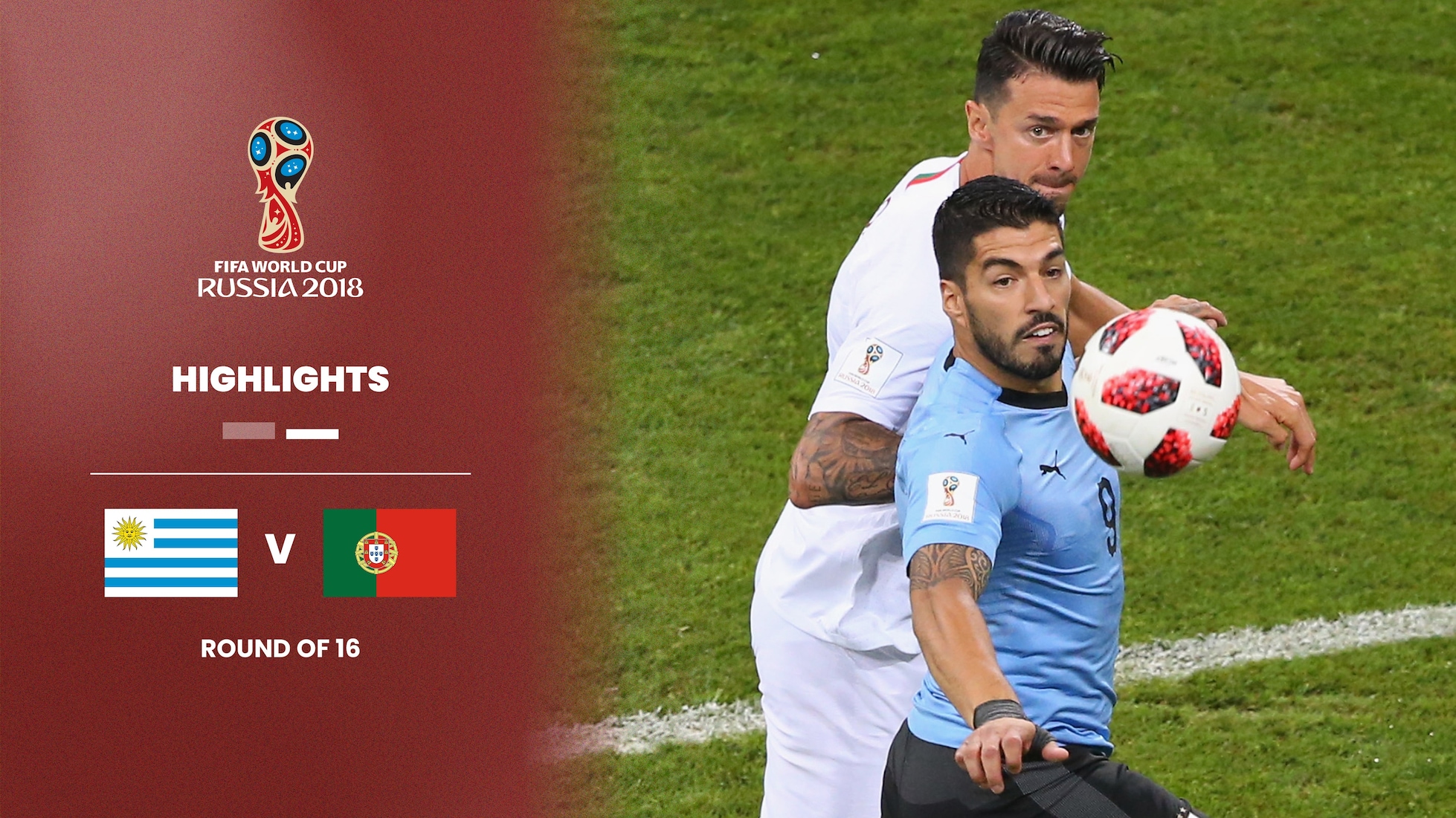Uruguay v Portugal | Round of 16 | 2018 FIFA World Cup Russia™ | Highlights