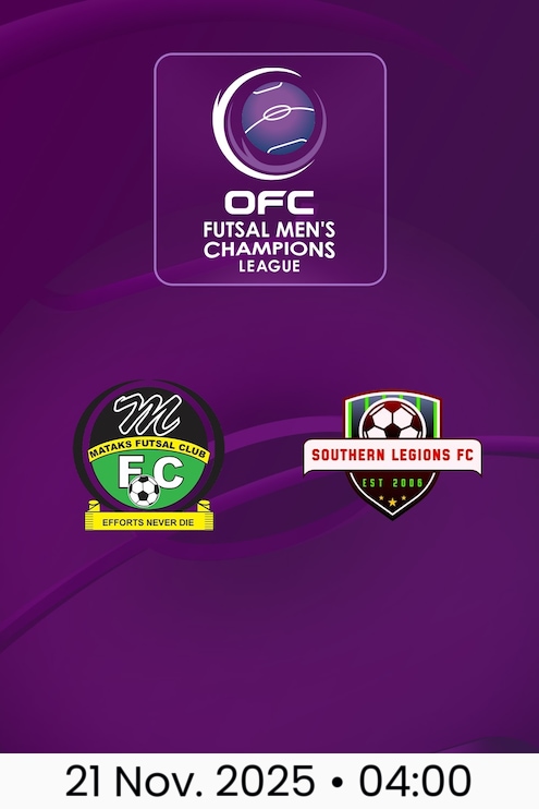 Mataks FC - Southern Legions FC | OFC Futsal-Männer-Champions-League 2025