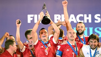 Campeones de la Copa Mundial de Beach Soccer de la FIFA™