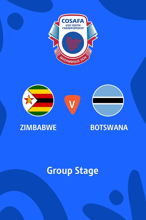 Zimbabwe - Bostwana | Phase de groupes | CAF U-20 Africa Cup of Nations 2025 | Qualifications COSAFA | Match complet