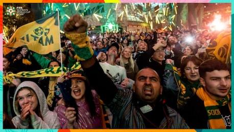Matildas fan reactions to the penalty shootout at Fed Square