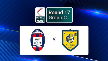 Crotone v Juve Stabia | Group C | Serie C NOW | Full Match Replay