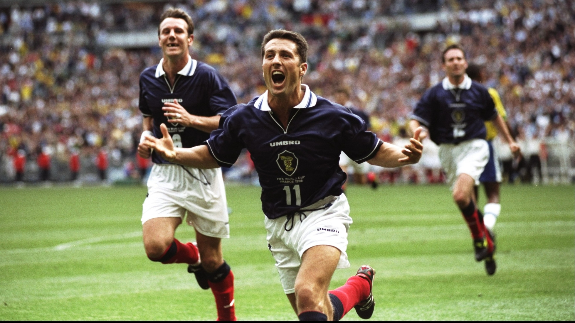 John Collins Goal 38' | Brazil vs Scotland | 1998 FIFA World Cup France™