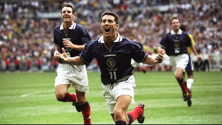 John Collins Goal 38' | Brazil vs Scotland | 1998 FIFA World Cup France™