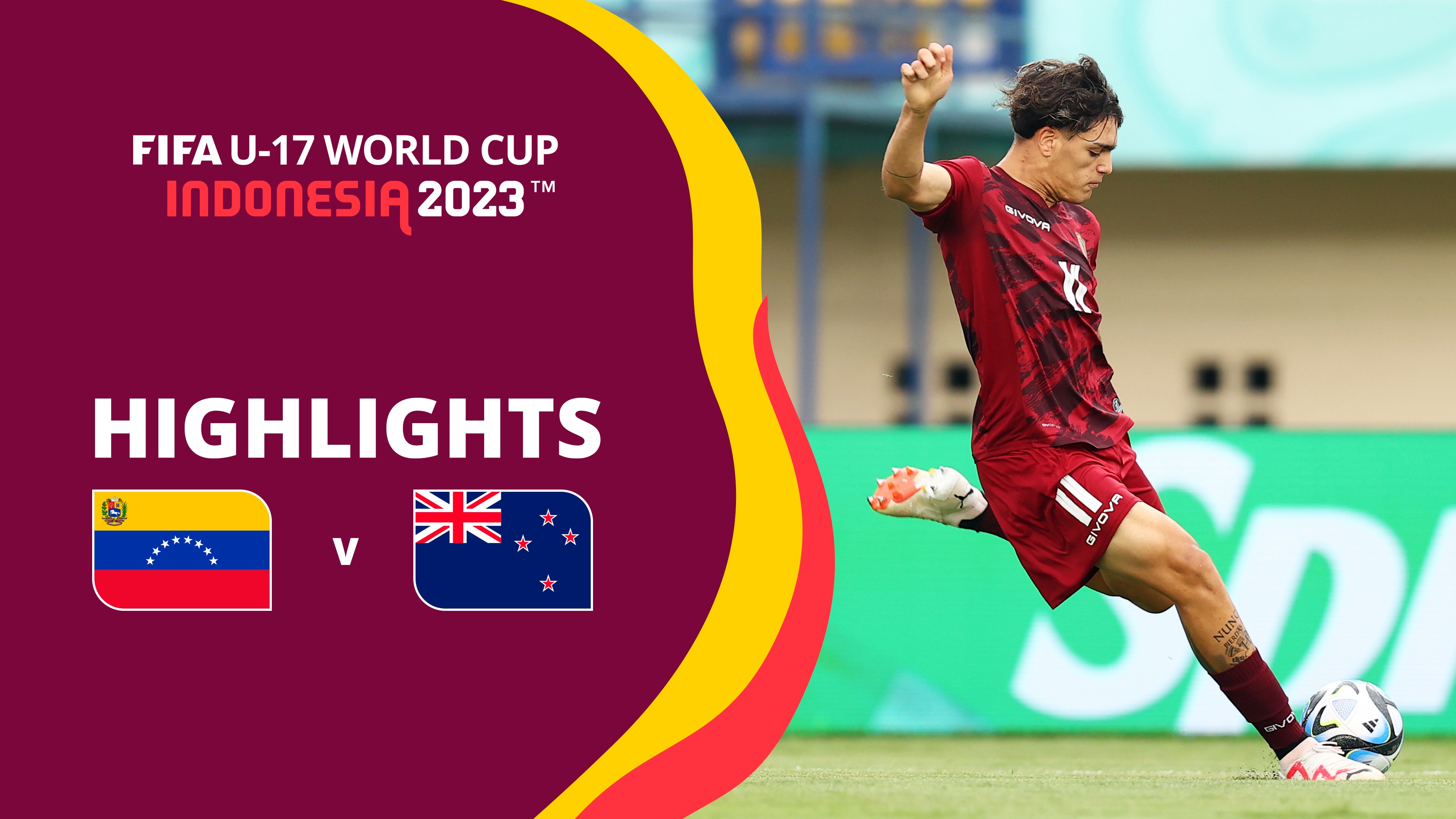 Venezuela v New Zealand, Group F