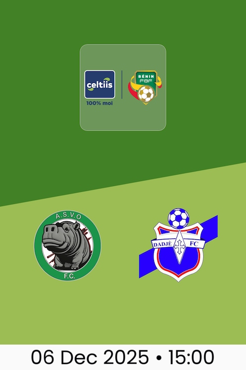 ASVO FC v Dadjè FC | Ligue 1 2025