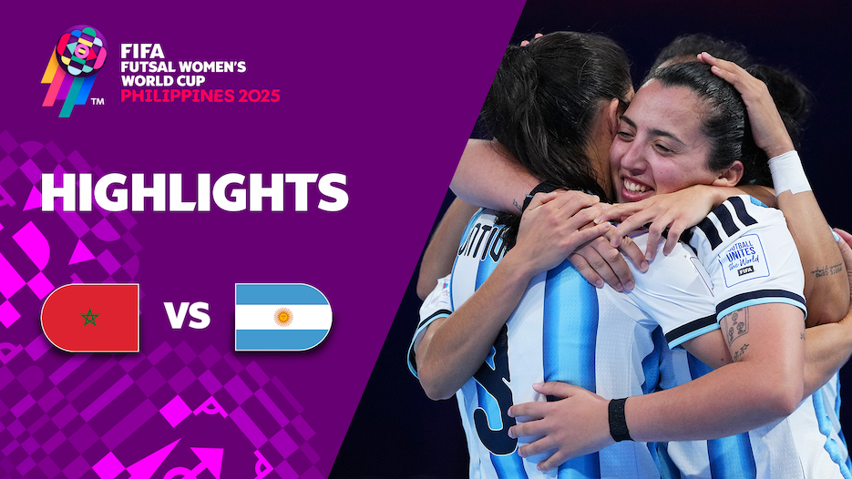 Marrocos x Argentina | Grupo A | Copa do Mundo Feminina de Futsal da FIFA Filipinas 2025™ | Melhores momentos