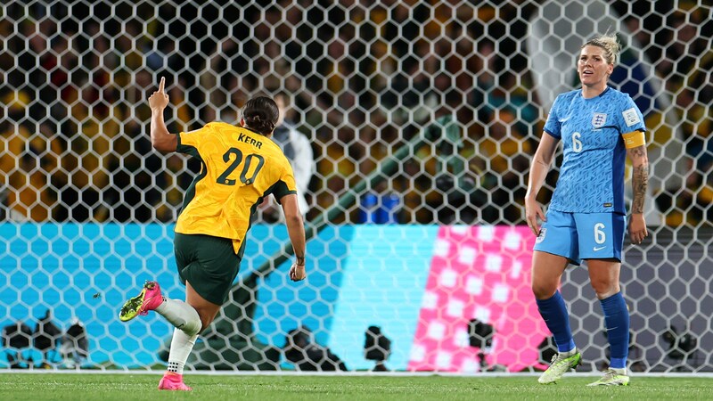 Sam Kerr Goal 63' | Australia v England | FIFA Women's World Cup