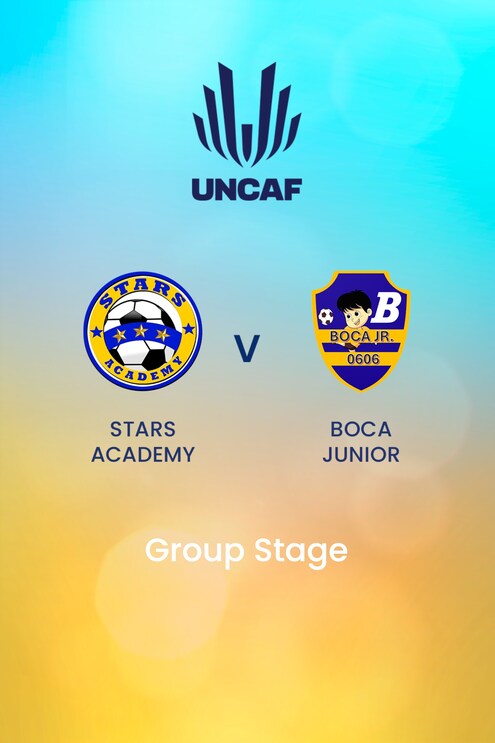 Stars Academy  x Boca Junior | Campeonato Interclubes Sub-17 da UNCAF | Jogo completo