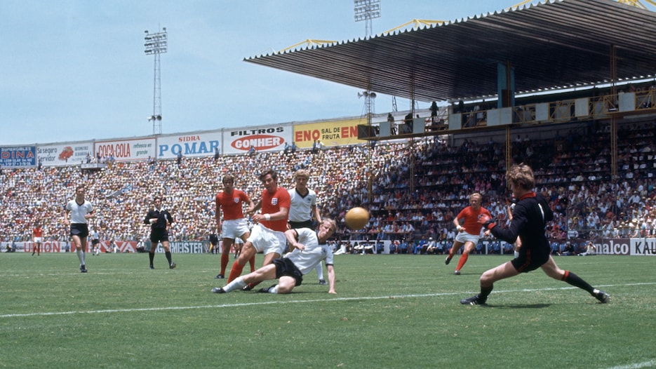 Alan Mullery Goal 31' | Germany FR vs England | 1970 FIFA World Cup Mexico™