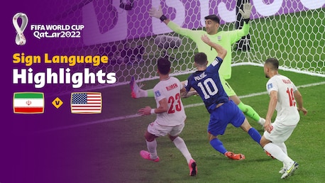 IR Iran v USA | Group B | FIFA World Cup Qatar 2022™ | Highlights (Sign Language)