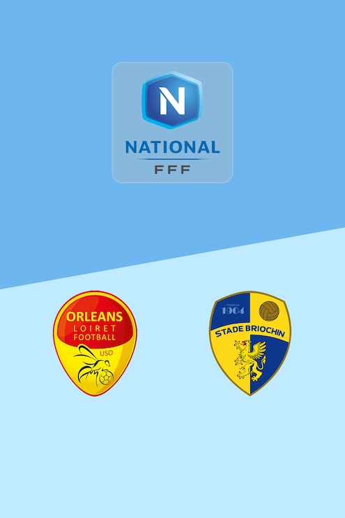 US Orléans - Stade Briochin | Nationale Meisterschaft 2025/2026 | Spiel in voller Länge