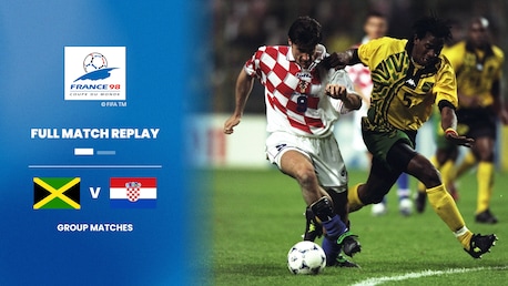 Jamaica vs Croacia | Grupo H | Copa Mundial de la FIFA Francia 1998™ | Partido Completo