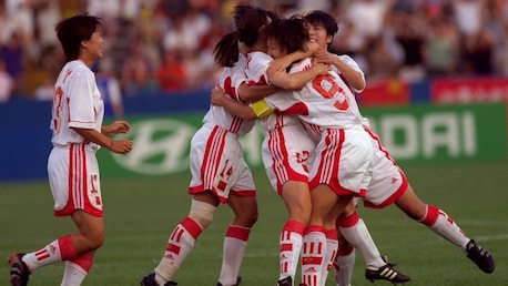 Gol de Liu Ailing aos 51' | Noruega - China | Copa do Mundo Feminina FIFA 1999, no Estados Unidos
