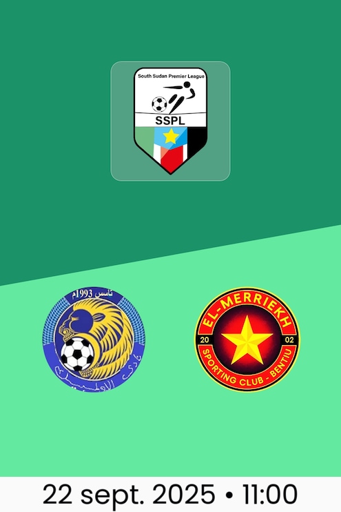 Olympic FC - El-Merreikh SC | Premier League du Soudan du Sud 2025-2026