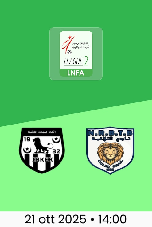 IB Khemis El Khechna - NRB Teleghma | Ligue 2 2025/26