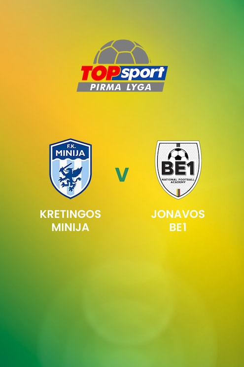 Kretingos Minija - Jonavos Be1 | TOPsport Pirma lyga | Match complet