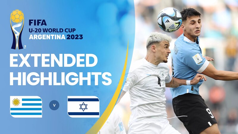 Uruguay vs Israel, Semifinales, Copa Mundial Sub-20 de la FIFA Argentina  2023™, Highlights Extendidos