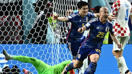 Das Tor von Daizen Maeda 43' | Japan - Kroatien | FIFA Fussball-Weltmeisterschaft Katar 2022™