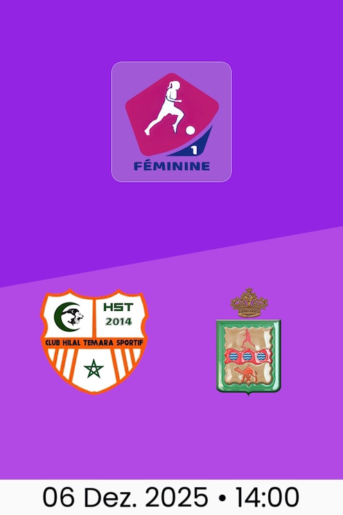 Hilal Témara - Municipale Laayoune | Frauen Meisterschaft D1 2025-26