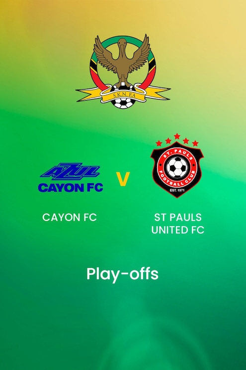Cayon FC - Saint Pauls United FC | Play-offs | Premier League | Saint Kitts e Nevis | Match completo