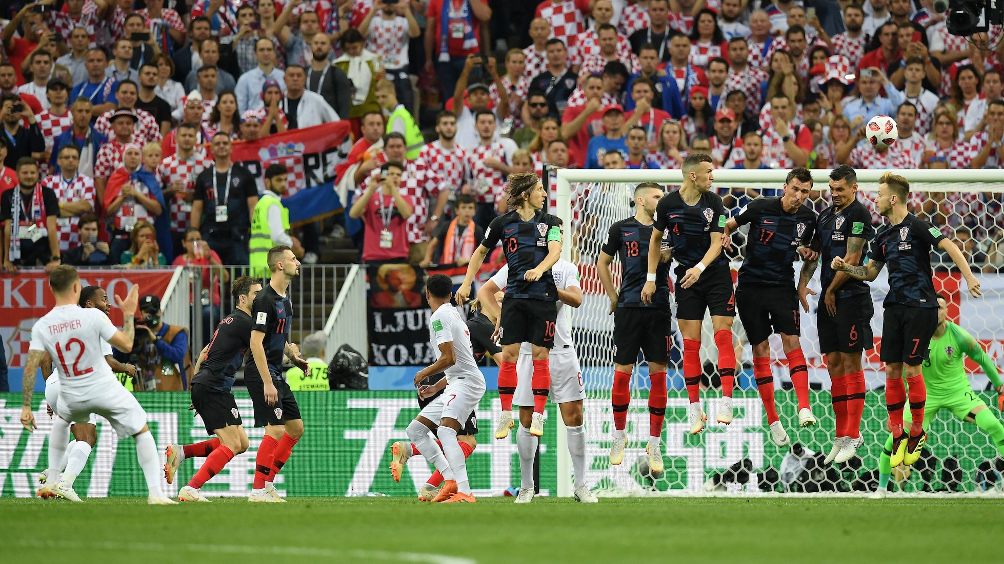 Le but de Kieran Trippier 5' | Croatie - Angleterre | Coupe du Monde de la FIFA, Russie 2018™