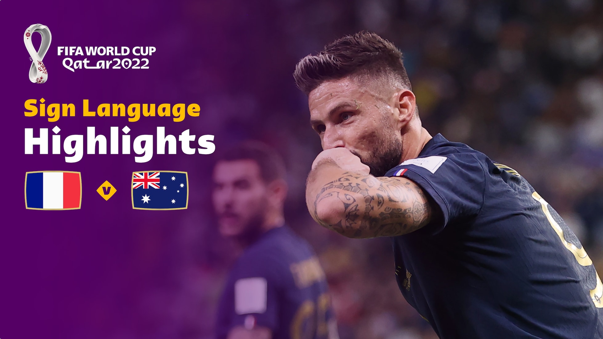 France v Australia | Group D | FIFA World Cup Qatar 2022™ | Highlights (Sign Language)
