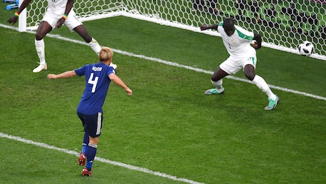Das Tor von Keisuke Honda 78' | Japan - Senegal | FIFA Fussball-Weltmeisterschaft Russland 2018™