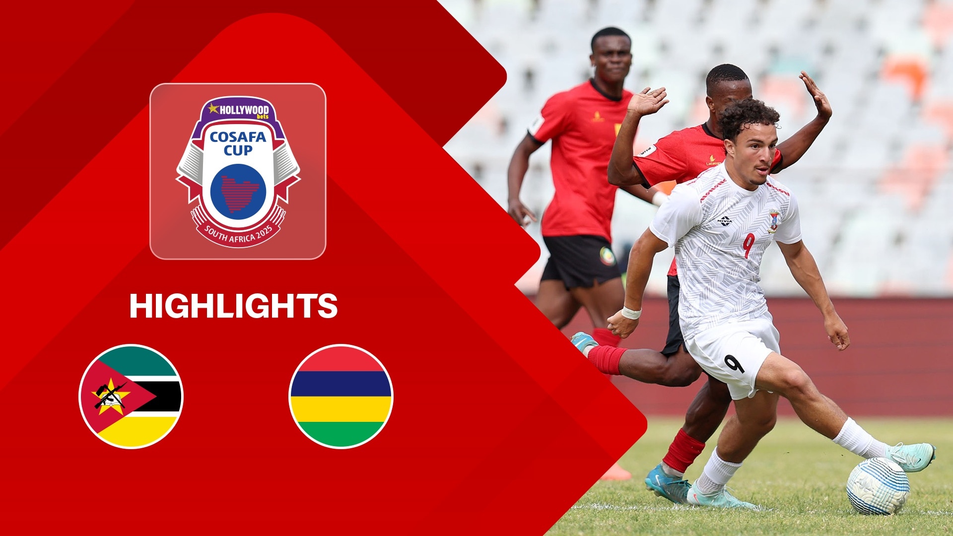 Mozambico - Mauritius | Fase a gruppi | HOLLYWOODBETS COSAFA Cup 2025 | Highlights