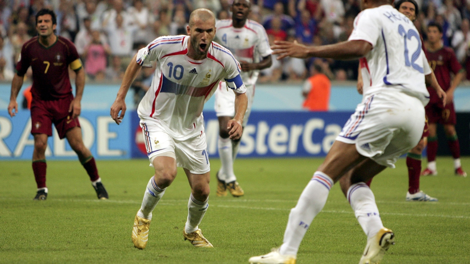 Zinedine Zidane Goal 33' | Portugal vs France | 2006 FIFA World Cup Germany™