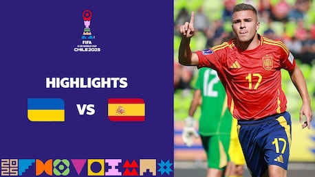 Ucrânia x Espanha | Oitavas de final | Copa do Mundo Sub-20 da FIFA Chile 2025™ | Melhores momentos
