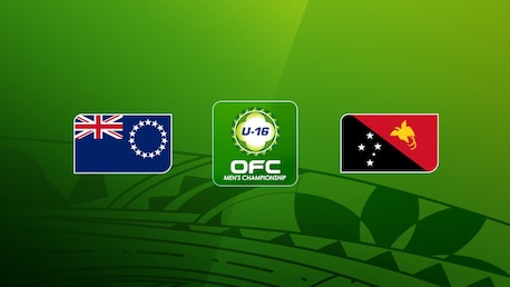 Cook Islands vs Papua New Guinea | Fase de grupos | Campeonato Masculino Sub-16 de la OFC 2025 | Partido completo