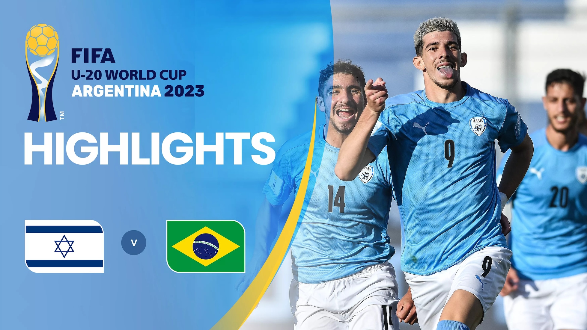Israel v Brazil | Quarter-finals | FIFA U-20 World Cup Argentina 2023™ | Highlights
