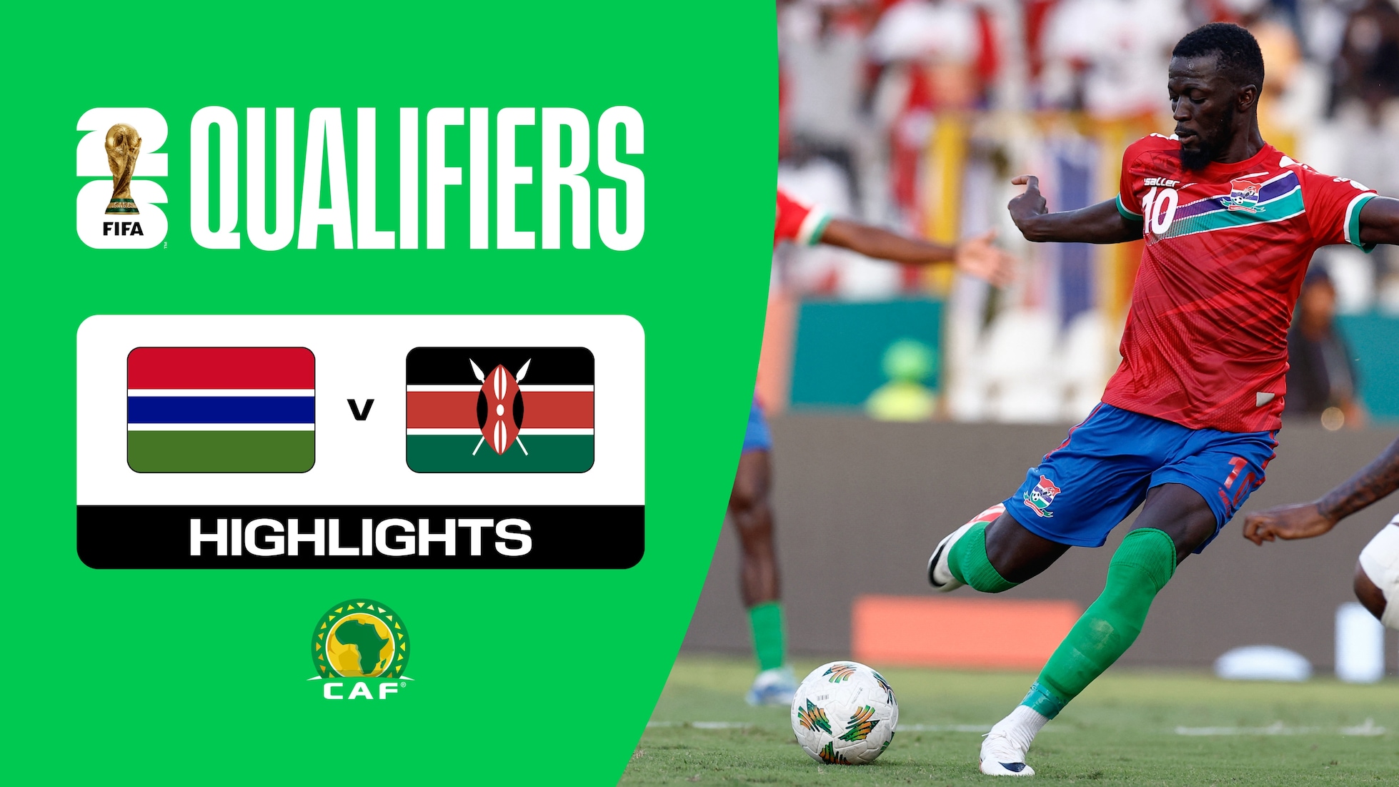 Gambie - Kenya | Qualifications CAF pour le Mondial 2026™ | Résumé vidéo