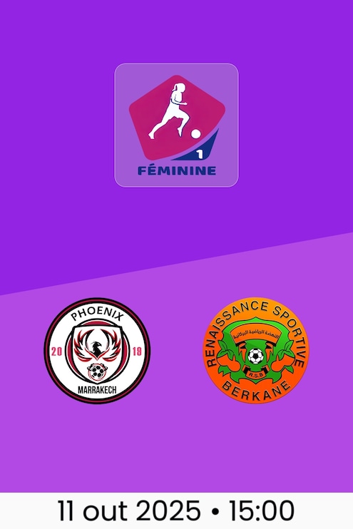 Phoenix Football Academy x RSB Berkane | Campeonato Feminino D1 2025-26
