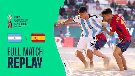 Argentina - Spagna | Gruppo B | Coppa del mondo FIFA Beach Soccer Emirati Arabi Uniti 2024 Dubai™ | Match completo