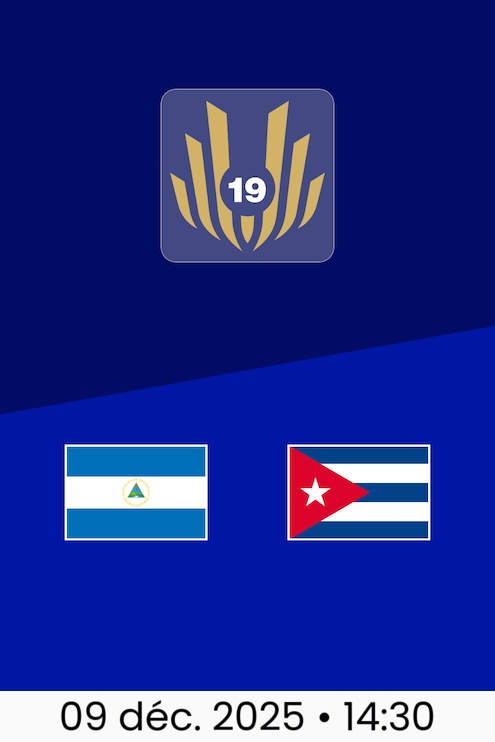 Nicaragua - Cuba | Tournoi UNCAF FIFA Forward U-19 2025